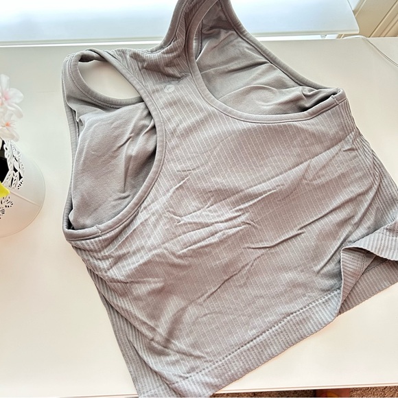 90* Degrees by Reflex Gray Workout Tank NWT Medium - Picture 2 of 4